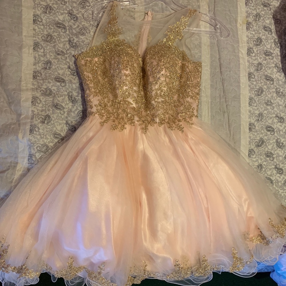 Pink party dress